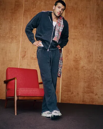 Abercrombie & Fitch Essential Baggy Open-hem Sweatpant In Black