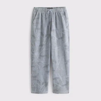 Abercrombie & Fitch Essential Baggy Open-hem Sweatpant In Green