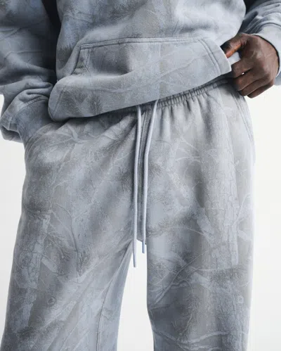 Abercrombie & Fitch Essential Baggy Open-hem Sweatpant In Green