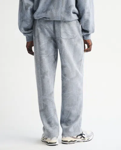 Abercrombie & Fitch Essential Baggy Open-hem Sweatpant In Green