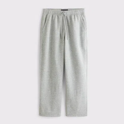 Abercrombie & Fitch Essential Baggy Open-hem Sweatpant In Gray