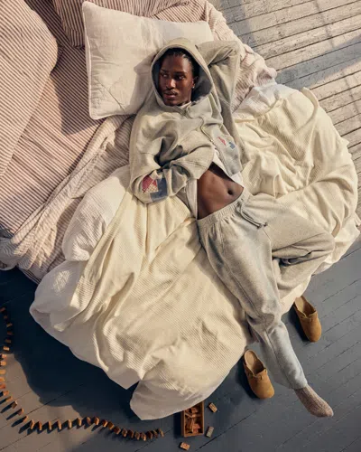 Abercrombie & Fitch Essential Baggy Open-hem Sweatpant In Gray