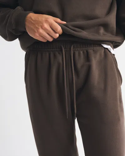 Abercrombie & Fitch Essential Cinched Sweatpant In Brown
