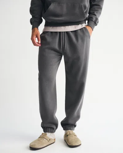 Abercrombie & Fitch Essential Cinched Sweatpant In Gray