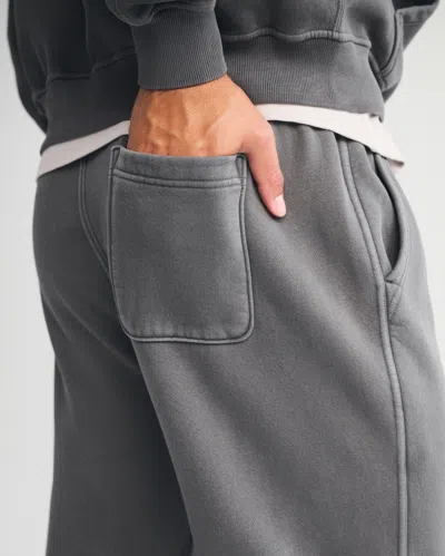 Abercrombie & Fitch Essential Cinched Sweatpant In Gray