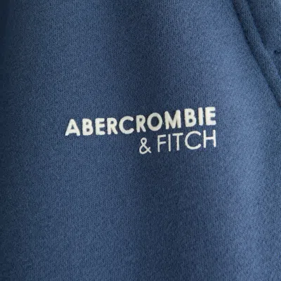 Abercrombie & Fitch Logo Cinched Sweatpant In Blue