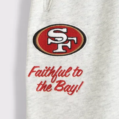 Abercrombie & Fitch San Francisco 49ers Baggy Cinched Sweatpant In Gray