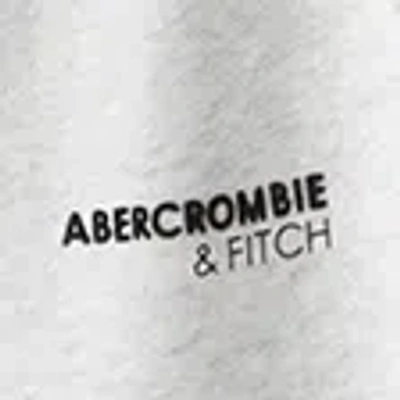 Abercrombie & Fitch Logo Cinched Sweatpant In Gray