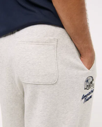 Abercrombie & Fitch Dallas Cowboys Baggy Cinched Sweatpant In Gray