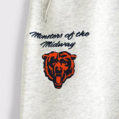 Abercrombie & Fitch Chicago Bears Baggy Cinched Sweatpant In Gray