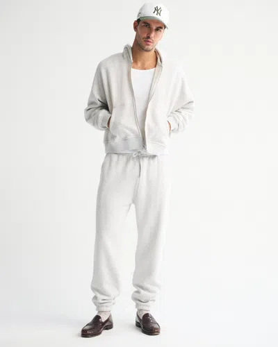 Abercrombie & Fitch Essential Cinched Sweatpant In Gray