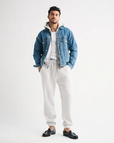 Abercrombie & Fitch Essential Cinched Sweatpant In Gray