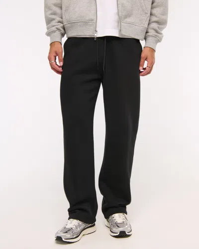 Abercrombie & Fitch Essential Baggy Open-hem Sweatpant In Black