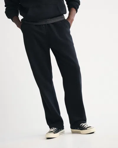Abercrombie & Fitch Essential Baggy Open-hem Sweatpant In Black