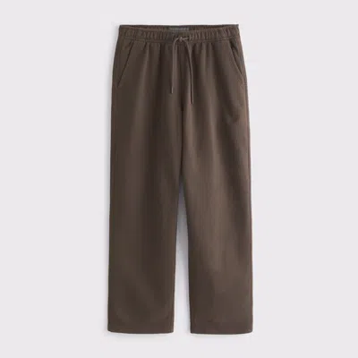 Abercrombie & Fitch Essential Baggy Open-hem Sweatpant In Brown