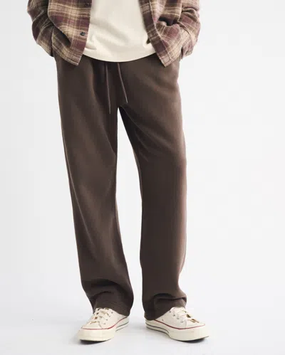 Abercrombie & Fitch Essential Baggy Open-hem Sweatpant In Brown