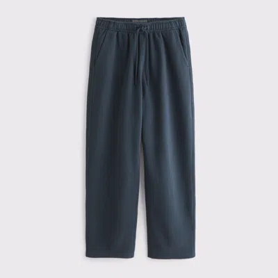 Abercrombie & Fitch Essential Baggy Open-hem Sweatpant In Blue