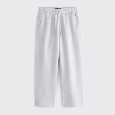 Abercrombie & Fitch Essential Baggy Open-hem Sweatpant In Gray