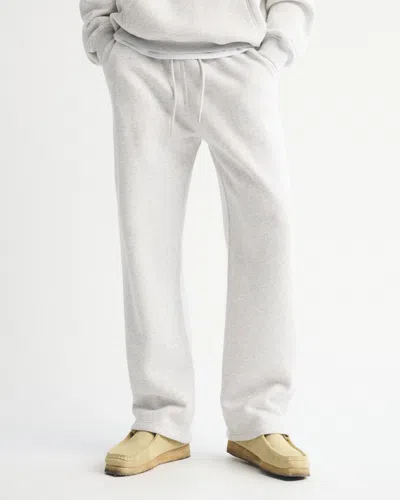 Abercrombie & Fitch Essential Baggy Open-hem Sweatpant In Gray