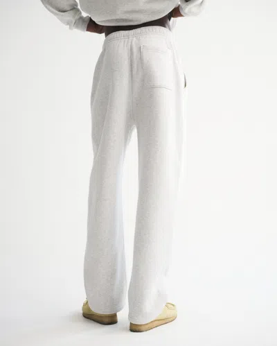 Abercrombie & Fitch Essential Baggy Open-hem Sweatpant In Gray