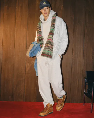 Abercrombie & Fitch Essential Baggy Open-hem Sweatpant In Gray