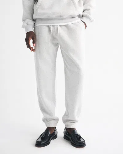 Abercrombie & Fitch Essential Cinched Sweatpant In White