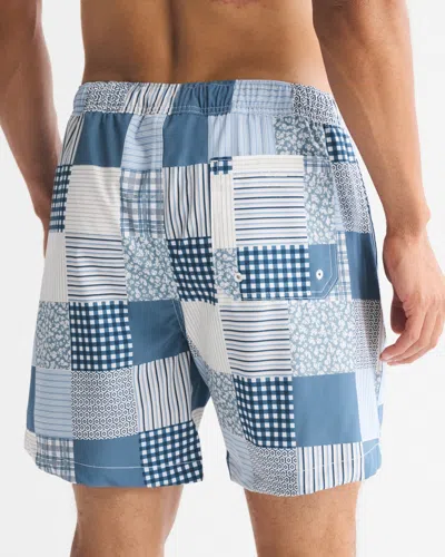 Abercrombie & Fitch Pull-on Unlined Swim Short In Blue