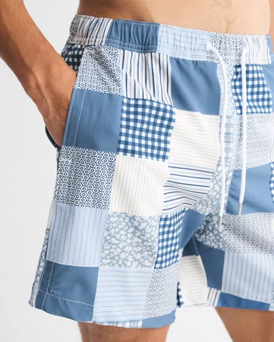 Abercrombie & Fitch Pull-on Unlined Swim Short In Blue