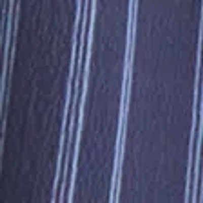 Abercrombie & Fitch Pull-on Micro-texture Swim Trunk In Blue