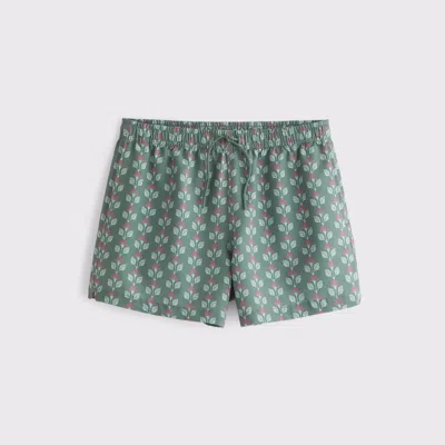 Abercrombie & Fitch Pull-on Seersucker Swim Trunk In Blue