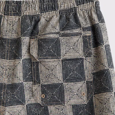 Abercrombie & Fitch Pull-on Seersucker Swim Trunk In Black