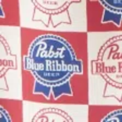 Abercrombie & Fitch Pabst Blue Ribbon Graphic Pull-on Swim Trunk In Blue