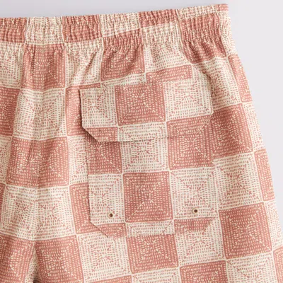 Abercrombie & Fitch Pull-on Seersucker Swim Trunk In Multi