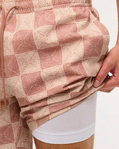 Abercrombie & Fitch Pull-on Seersucker Swim Trunk In Multi