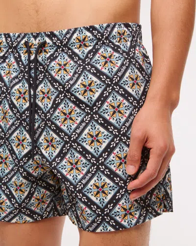 Abercrombie & Fitch Modelo Graphic Pull-on Swim Trunk In Multi