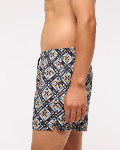 Abercrombie & Fitch Modelo Graphic Pull-on Swim Trunk In Multi