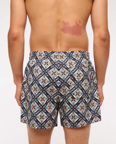 Abercrombie & Fitch Modelo Graphic Pull-on Swim Trunk In Multi