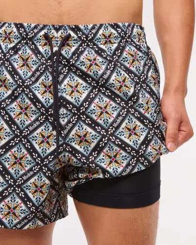 Abercrombie & Fitch Modelo Graphic Pull-on Swim Trunk In Multi