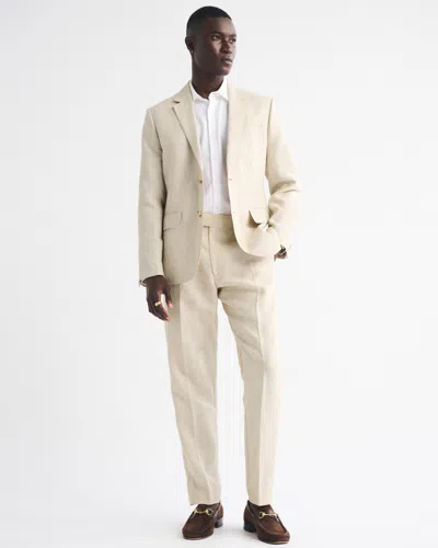 Abercrombie & Fitch The A&f Collins Slim Linen Blazer In Neutral