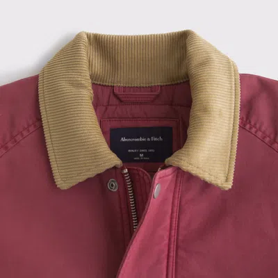 Abercrombie & Fitch Deck Jacket In Red