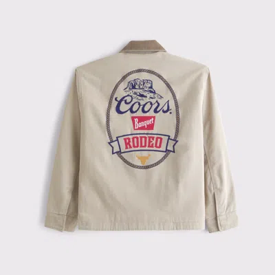 Abercrombie & Fitch Coors Workwear Jacket In Neutral