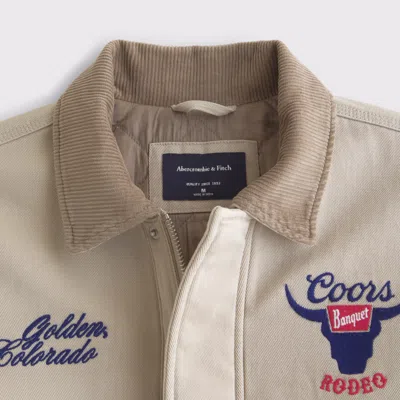 Abercrombie & Fitch Coors Workwear Jacket In Neutral