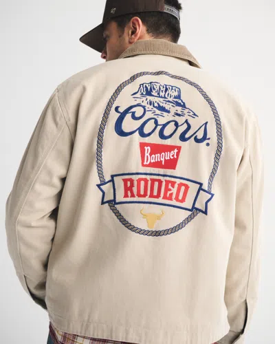 Abercrombie & Fitch Coors Workwear Jacket In Neutral