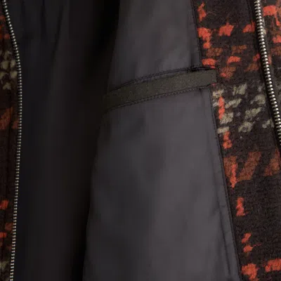 Abercrombie & Fitch Wool-blend Zip Jacket In Black