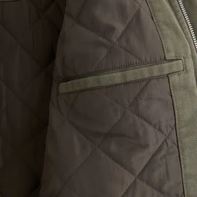 Abercrombie & Fitch Workwear Zip Jacket In Green