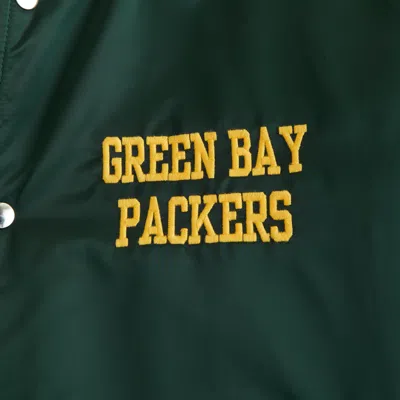 Abercrombie & Fitch Green Bay Packers Varsity Bomber Jacket In Green