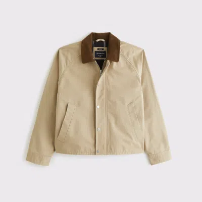 Abercrombie & Fitch Lightweight Barn Jacket In Brown