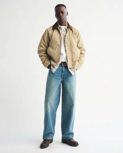 Abercrombie & Fitch Lightweight Barn Jacket In Brown