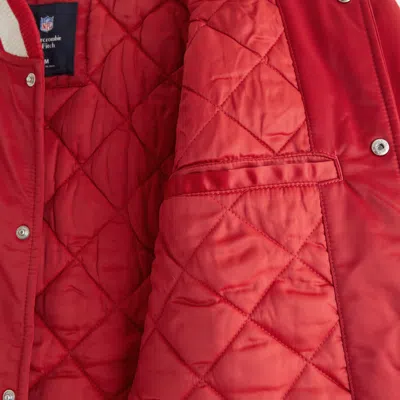 Abercrombie & Fitch San Francisco 49ers Varsity Bomber Jacket