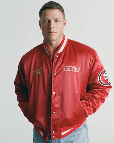 Abercrombie & Fitch San Francisco 49ers Varsity Bomber Jacket